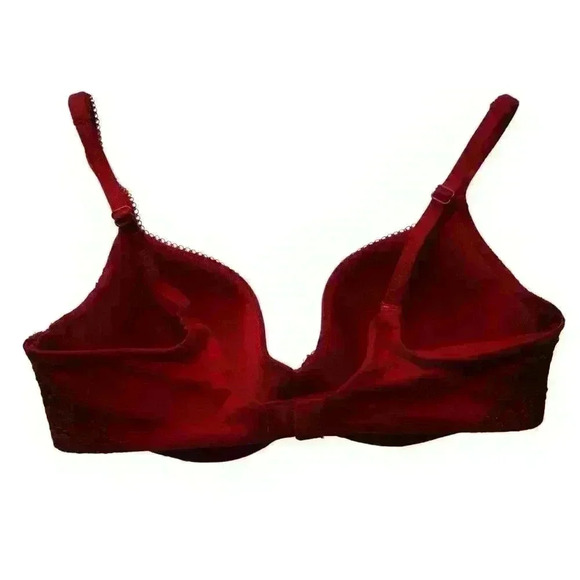 Victoria's Secret Body by Victoria Lined Demi bra 34C underwire red lace - Picture 4 of 12